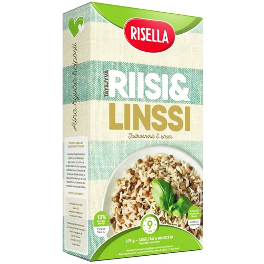 Riisi & Linssiseos 275g - 56% alennus