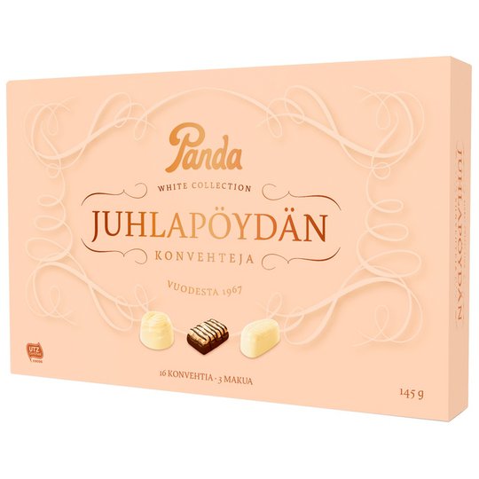 Juhlapöydän Konvehteja White - 50% alennus