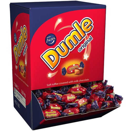 Karkkilaatikko "Dumle Original" 3kg - 20% alennus
