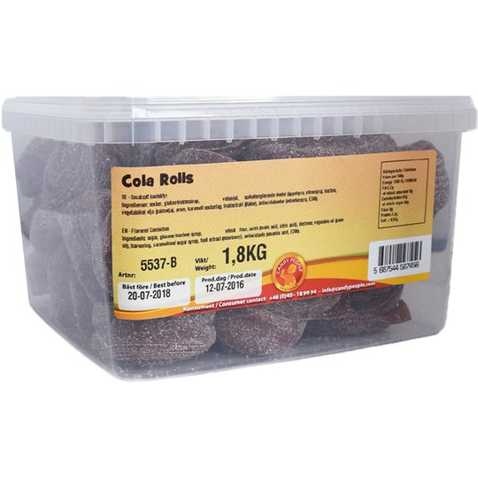 Laatikko: Kolaremmit 1,8kg - 50% alennus
