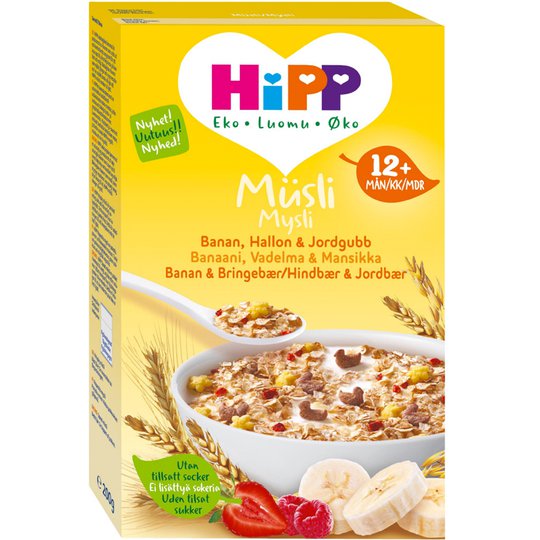 Mysli Banaani, Vadelma ja Mansikka 200g - 84% alennus