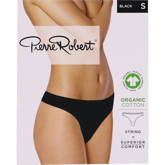 Cotton String Alushousut Musta Koko S - 77% alennus