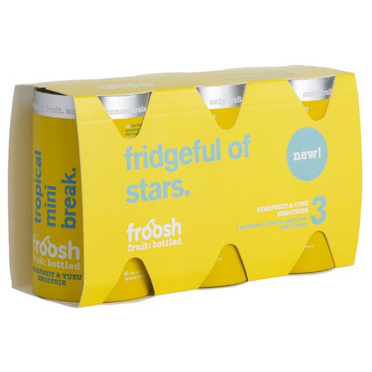 Smoothie Tähtihedelmä & Yuzu 3 x 150ml - 29% alennus