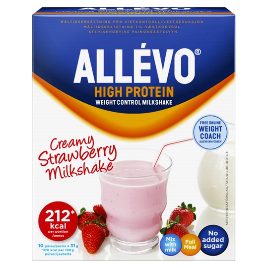 Ateriankorvikepirtelö "Creamy Strawberry" 10 x 31g - 50% alennus