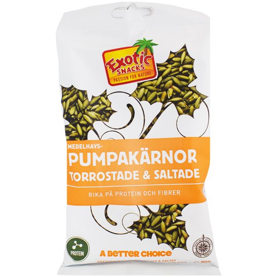 Kurpitsansiemenet 80g - 45% alennus