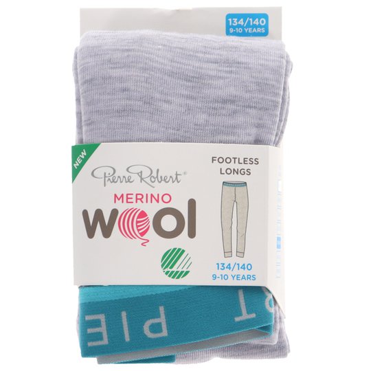 Merinovillapitkikset Lapset, 110-116 Harmaa - 44% alennus