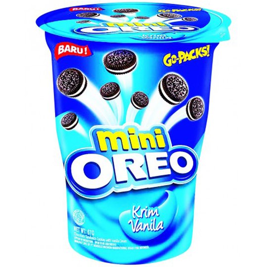 Keksit "Oreo Mini Vanilla" 67 g - 50% alennus