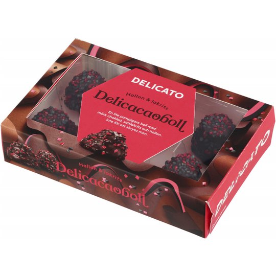 Suklaapallot "Vadelma & Lakritsi" 180g - 60% alennus