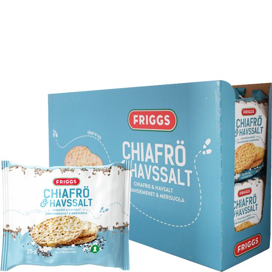 Maissikakut Chia & Merisuola 22kpl - 70% alennus