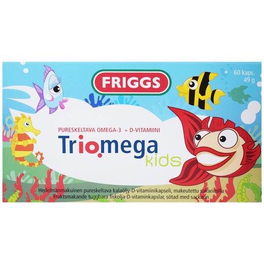 Ravintolisä "Triomega Kids" 49g - 78% alennus