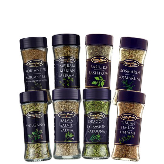 Yrtti Maustepaketti 8kpl - 47% alennus