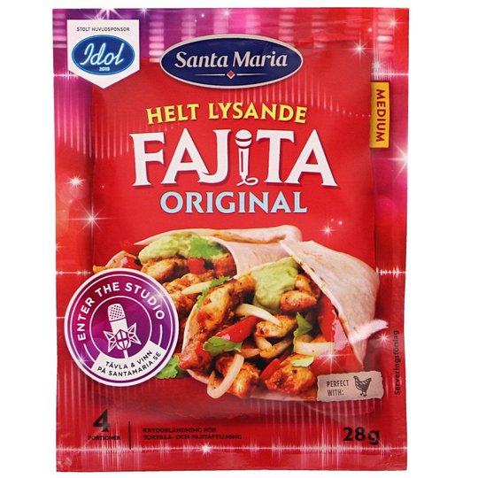Mausteseos "Fajita" 28g - 2% alennus