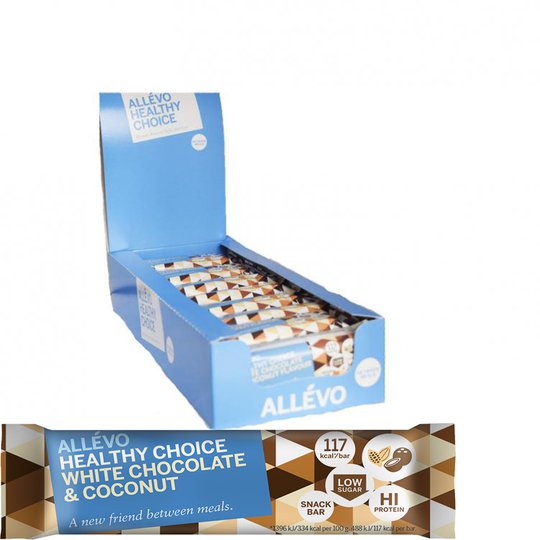 Välipalapatukoita White Chocolate & Coconut 24kpl - 72% alennus