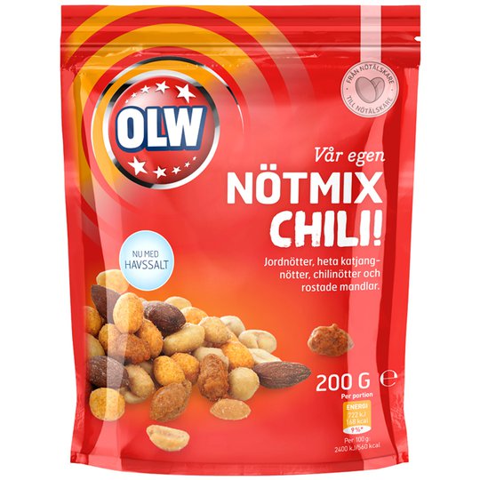Chilipähkinäsekoitus 200g - 50% alennus
