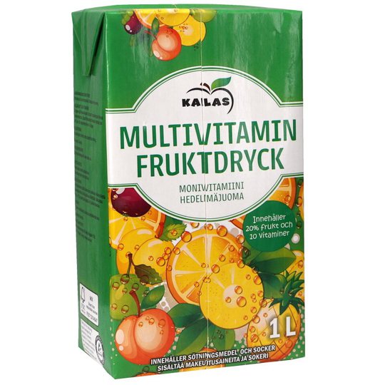 Monivitamiinihedelmäjuoma - 21% alennus