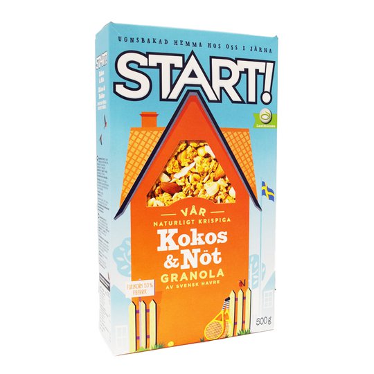 Granola Kookos & Pähkinä 500g - 38% alennus