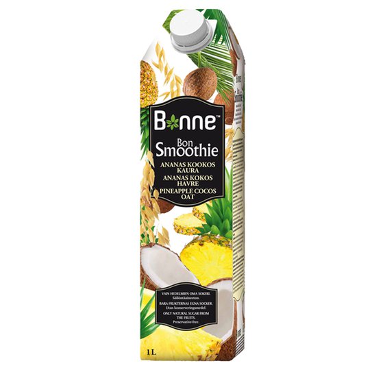 Smoothie Ananas, Kookos & Kaura - 25% alennus