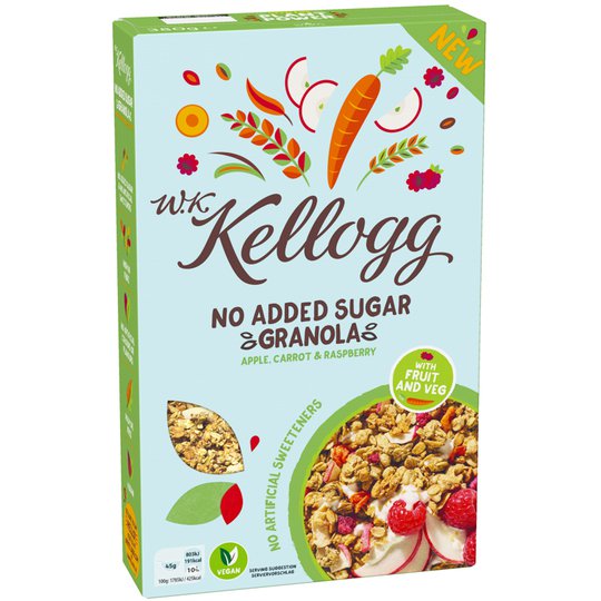 Granola Omena, Porkkana & Vadelma - 25% alennus