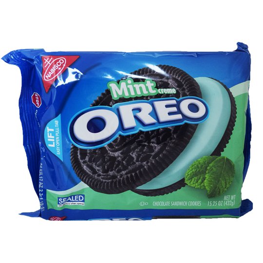 Keksit Oreos "Mint Creme" 432 g - 67% alennus