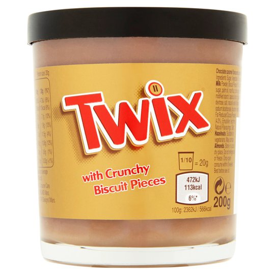 Twix "Spread With Crunchy Biscuit" 200g - 25% alennus