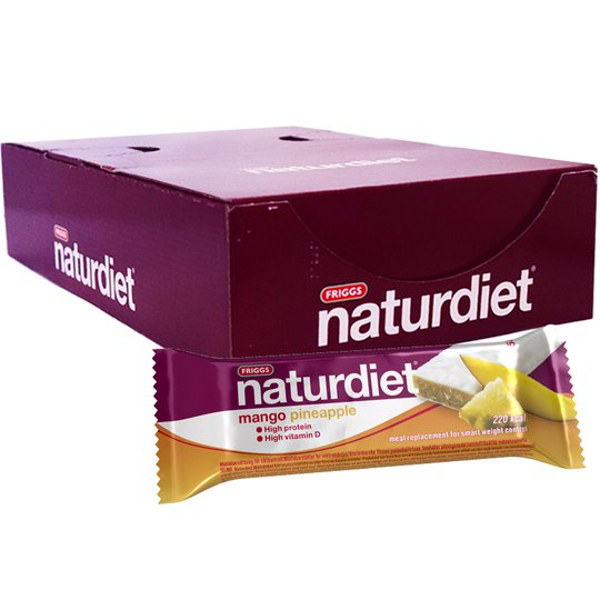 Kokonainen laatikko: Mealbar "Mango and Pineapple" 18 x 58g - 71% alennus