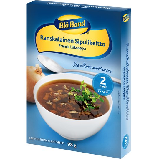 Valmiskeitto "Ranskalainen Sipulikeitto" 2 x 7,5 dl - 34% alennus