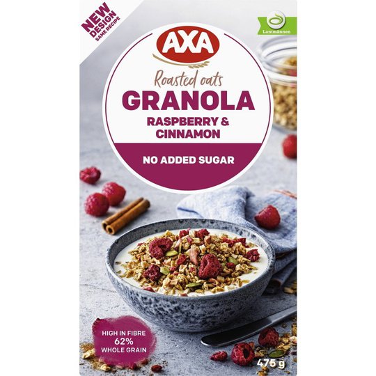 Granola Vadelma & Kaneli - 20% alennus