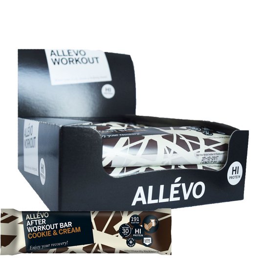 Laatikollinen proteiinipatukoita "Cookie & Cream" 12x60g - 55% alennus