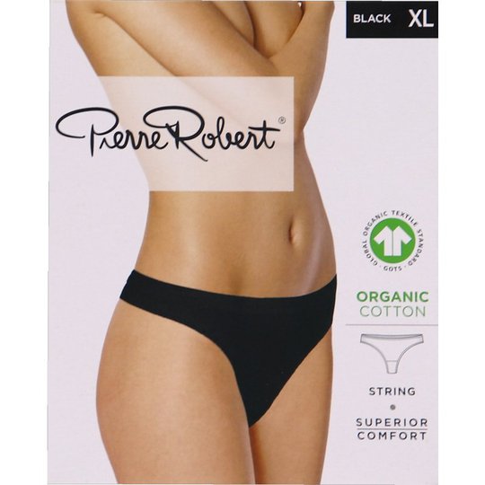 Cotton String Alushousut Musta Koko XL - 77% alennus