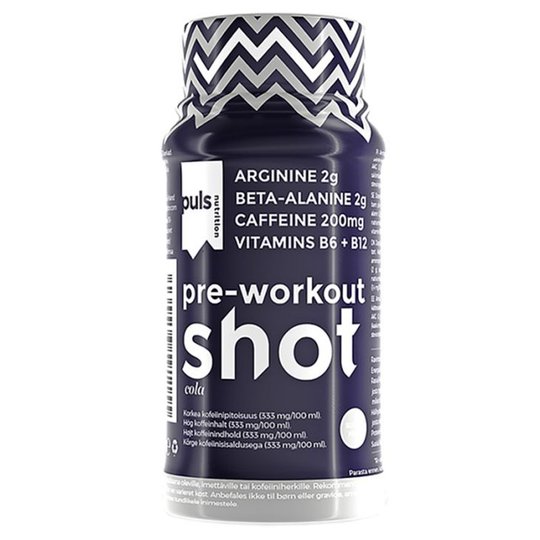 Urheilujuoma Pre-Workout Shot - 50% alennus