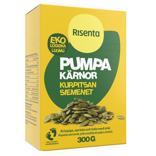 Luomu Kurpitsansiemenet - 28% alennus