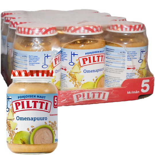 Lastenruoka Omenapuuro 12kpl - 48% alennus