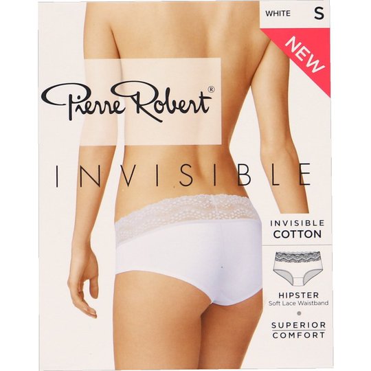 Invisible Hipster Lace Alushousut Valkoinen Koko S - 77% alennus