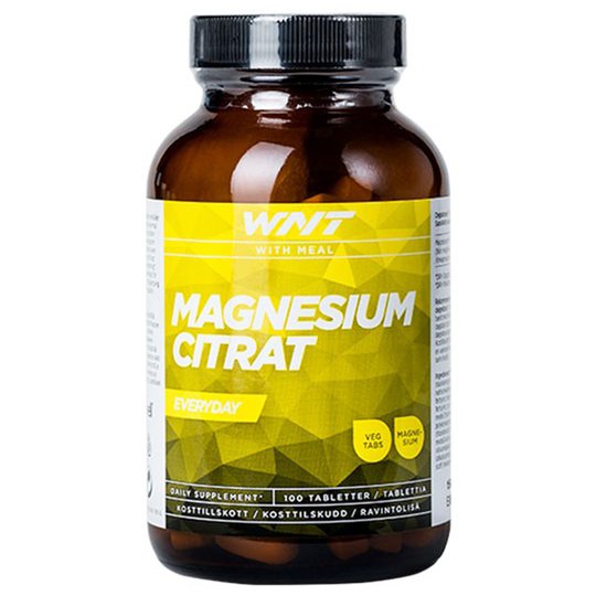 Ravinnelisä Magnesiumsitraatti 100-pack - 46% alennus