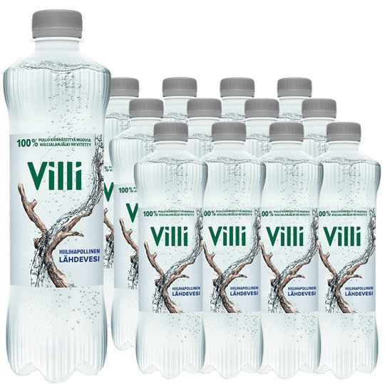 Hiilihapotettu Lähdevesi 12kpl - 52% alennus