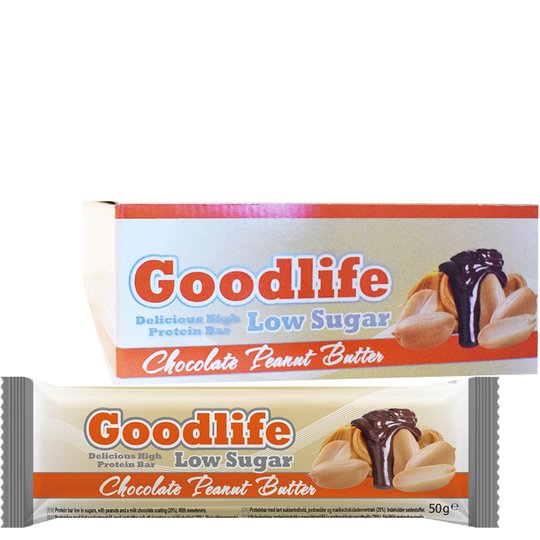 Laatikollinen Proteiinipatukoita "Chocolate Peanut Butter" 15 x 50g - 26% alennus