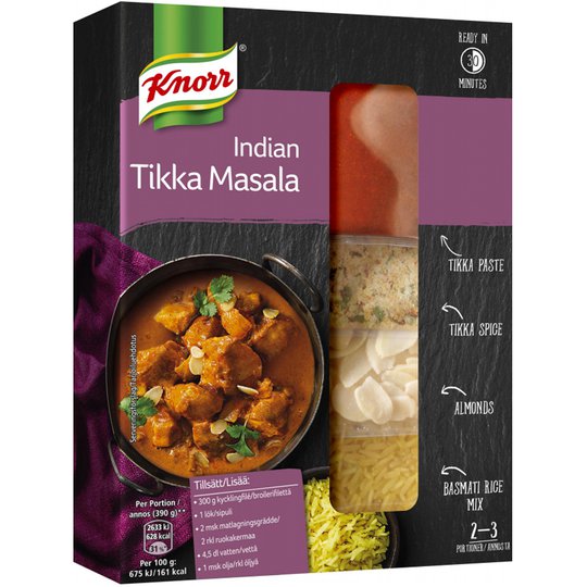 Ateria-ainekset "Indian Tikka Masala" 185 g - 29% alennus