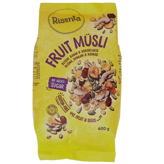 Hedelmämysli Rusina, Banaani & Kookos - 50% alennus