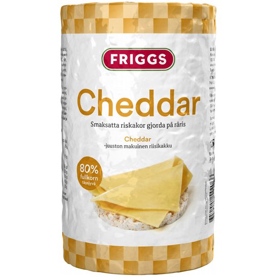 Riisikakut Cheddar - 31% alennus