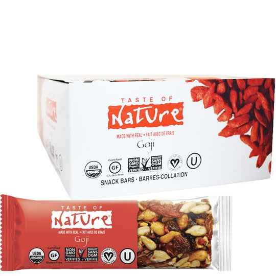 Laatikollinen Luomu Välipalapatukoita "Goji" 16 x 40g - 67% alennus