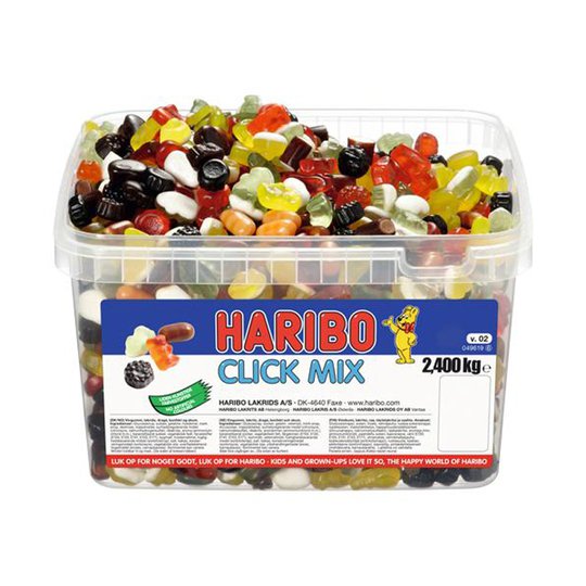 Karkkilaatikko "Click Mix" 2,4kg - 20% alennus