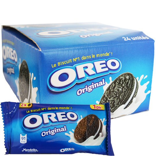 Laatikollinen Oreos "Original" -keksejä 24 x 19 g - 73% alennus