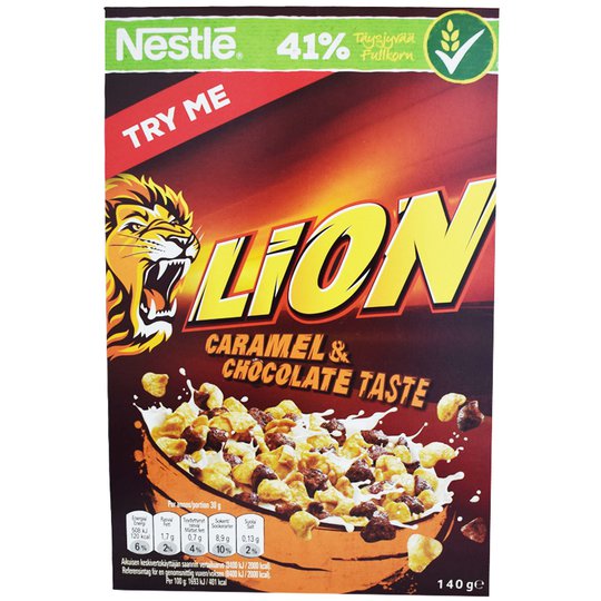 "Lion" Täysjyvämuroja 140g - 65% alennus