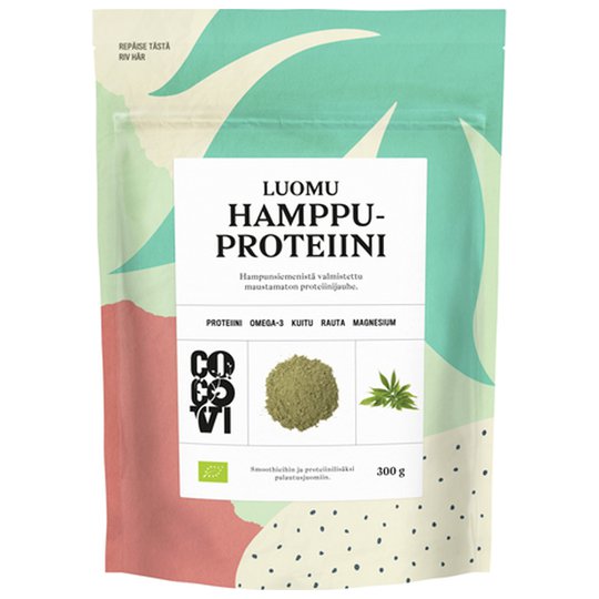 Luomu hamppuproteiinijauhe 300 g - 67% alennus