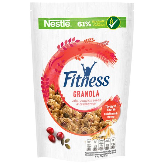 Granola "Oats, Pumpkin Seeds & Cranberries" 300g - 29% alennus
