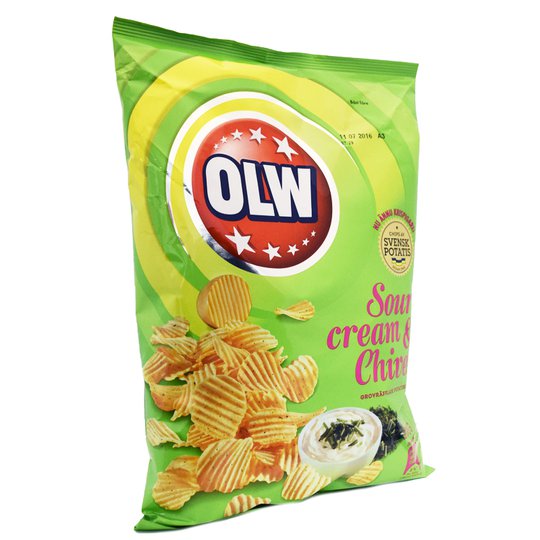 Sipsit Kermaviili & Ruohosipuli - 50% alennus