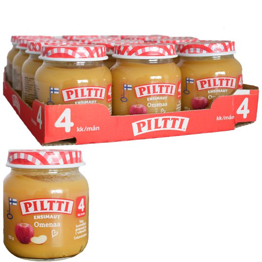 Lastenruoka Ensimaut Omenaa 12kpl - 22% alennus