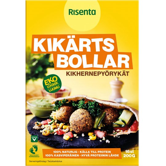 Luomu Kikhernepyörykät 200g - 45% alennus