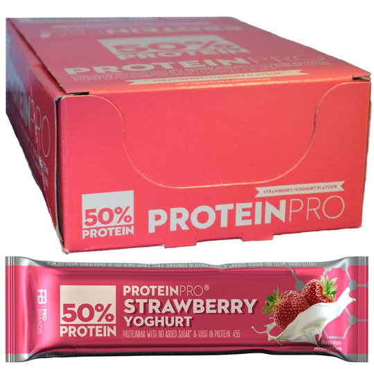 Proteiinipatukat Strawberry & Yoghurt 24kpl - 73% alennus