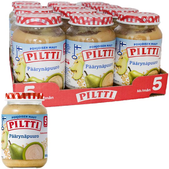 Lastenruoka Päärynäpuuro 12kpl - 39% alennus